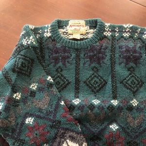 Vintage Wool Sweater Handknit
